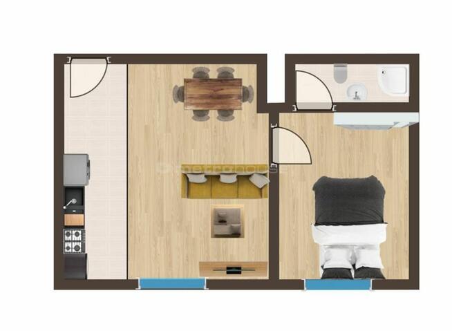 Mieszkanie Ruda Śląska 35,8 m2 Ogrzewanie miejskie