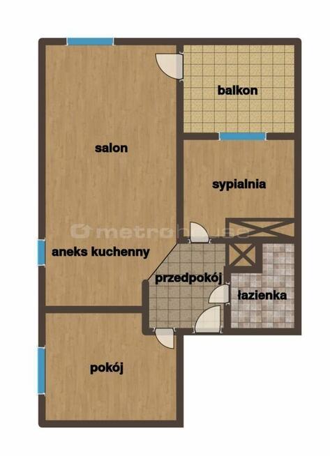 3 pokoje Złota Parking za szlabanem Gotowe