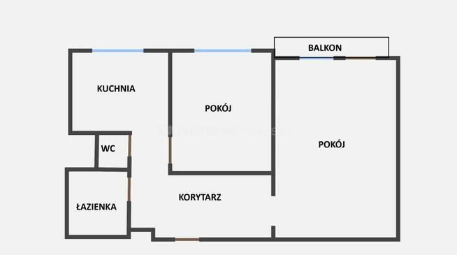 Gliwice, Granitowa, 2 pokoje, 48m2, Balkon,
