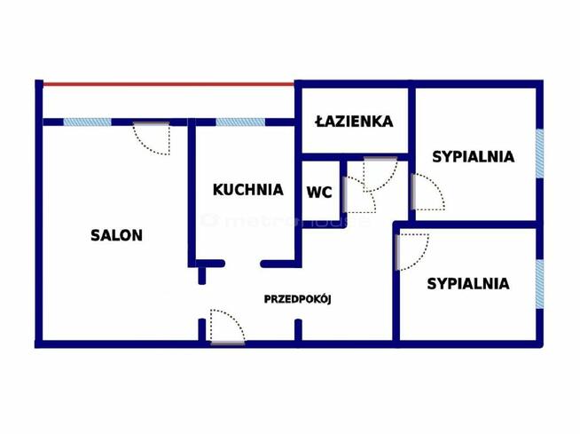 Przestronne 3 pokoje po remoncie + duży balkon!