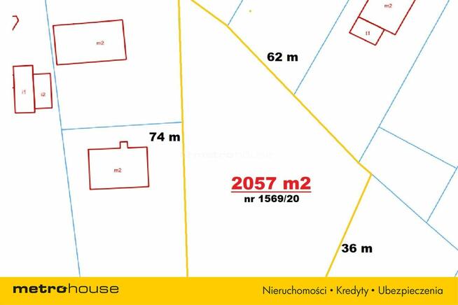 Działka 2057 m² cisza, zieleń, świetna lokalizacja