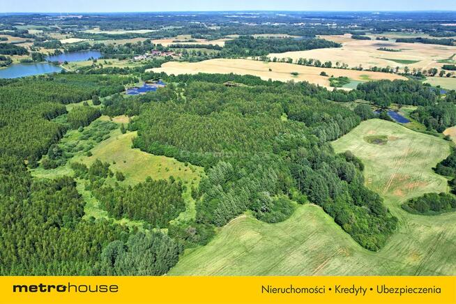 Działka rolna 18,2 ha z lasem - Wilkasy, Gołdap