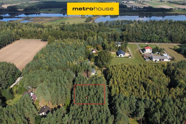 Leśna działka budowlana 841,3 m2 15 km do Łodzi