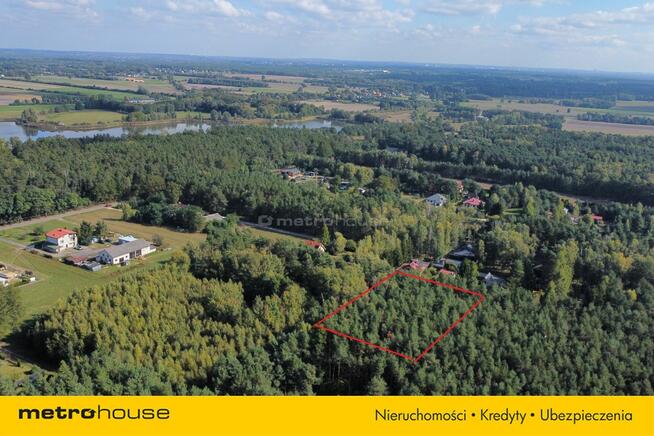 Leśna działka budowlana 841,3 m2 15 km do Łodzi