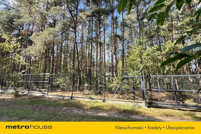 Leśna działka budowlana 841,3 m2 15 km do Łodzi