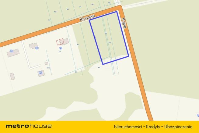 POWAŁKI działka budowlana na skraju lasu.