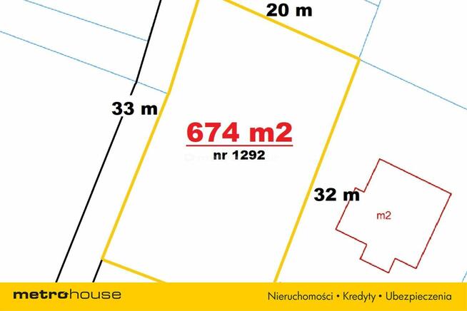 Piękna parcela / media / 674 m² Golejów