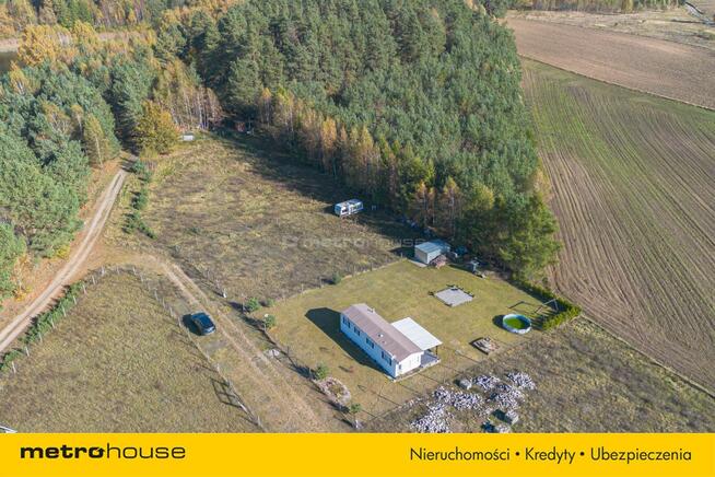 Działka z domkiem 500 m od jeziora Spore