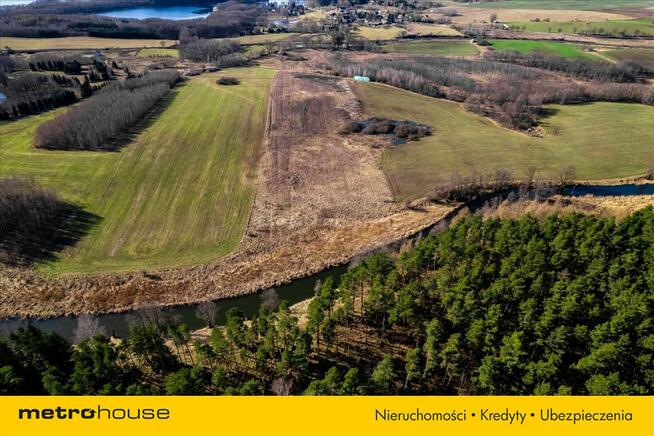 Działka z bezpośrednim dostępem do rzeki Łyny