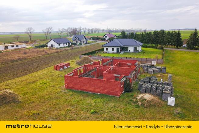 Działka1628 m² z rozpoczętą budową bliźniaka Osła