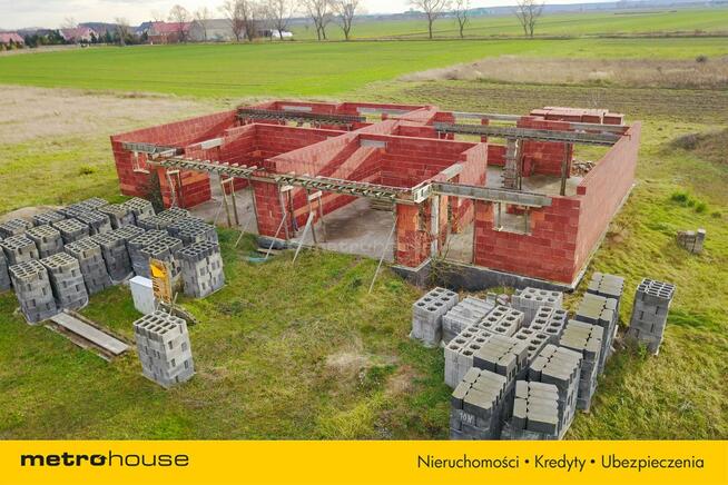 Działka1628 m² z rozpoczętą budową bliźniaka Osła