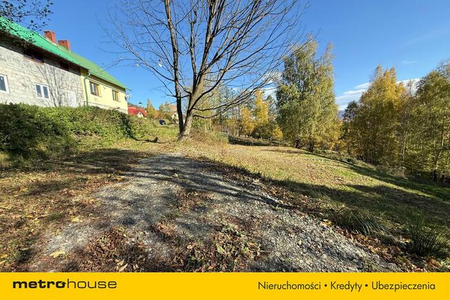 Działka pod zabudowę jednorodzinną w górach.