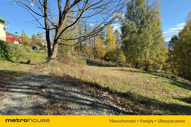 Działka pod zabudowę jednorodzinną w górach.