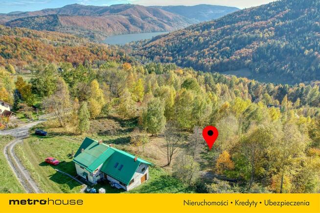 Działka pod zabudowę jednorodzinną w górach.