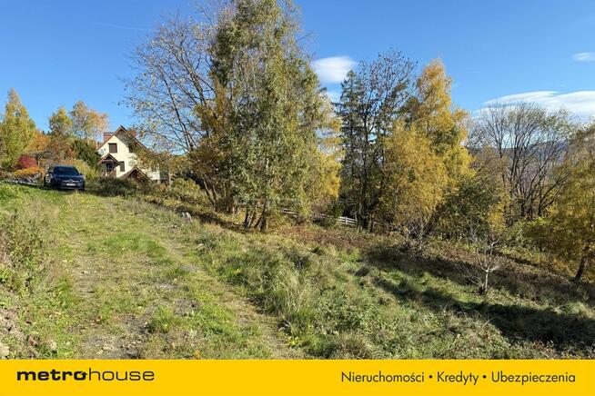 Działka pod zabudowę jednorodzinną w górach.