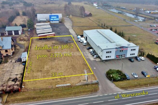 Działka przemysłowo-usługowa przy ul. Warszawskiej