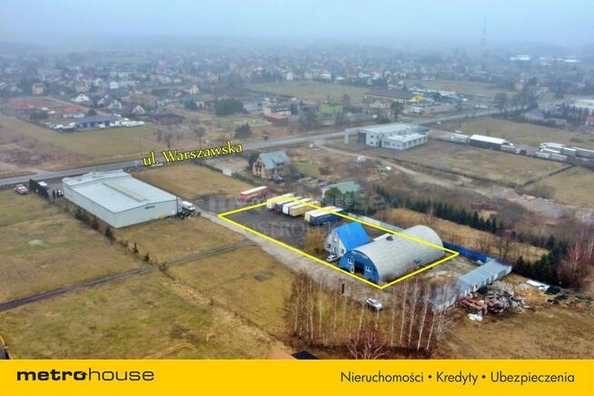 Działka inwestycyjna z halą i biurem