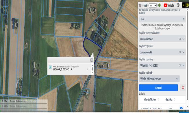 Działka 1,27 ha Wola Miedniewska 4 km od CPK,