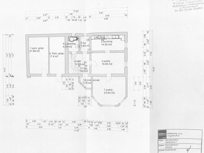 Dom w Szymanowicach, Gmina Kostomłoty.