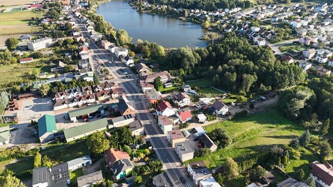 działka + 1/2 domu w centrum Rybna