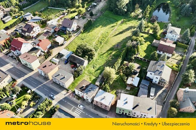 działka + 1/2 domu w centrum Rybna