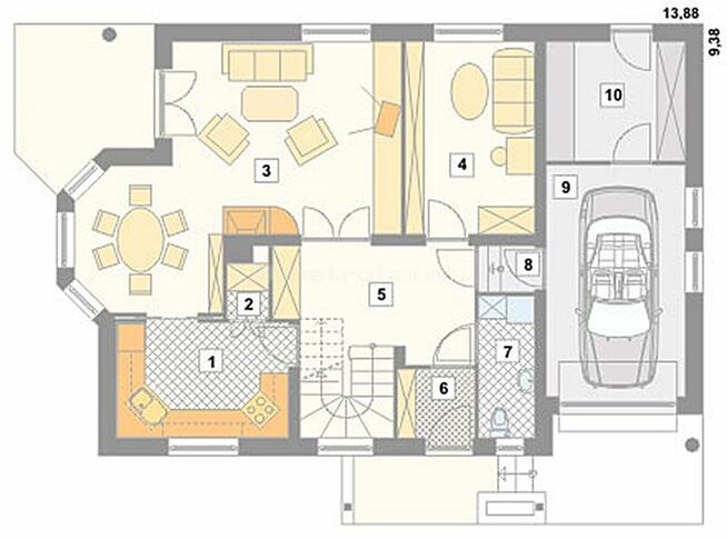 WOLNOSTOJĄCY DOM W JACHRANCE K. SEROCKA
