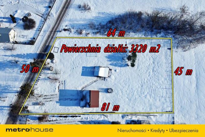 Dom z dużą działką 3320 m² Korytki Leśne