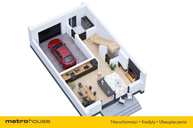 Piękny nowy dom 4 pokoje z garażem koło Tłuszcza