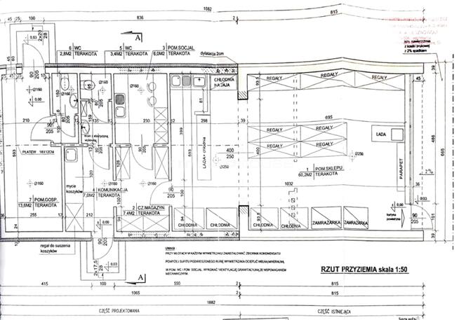 Wynajmę lokal handlowo-usługowy 98 m² Magdalenka