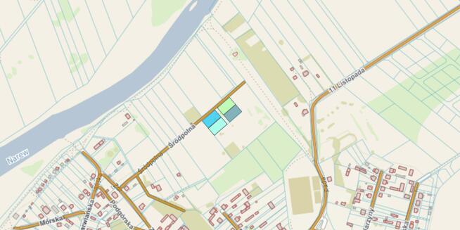 Działka budowlana Nowogród, Śródpolna