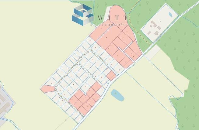 Działka budowlana Ostrowin gm. Ostróda