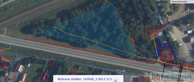 Działka inwestycyjna o powierzchni 5260 m²