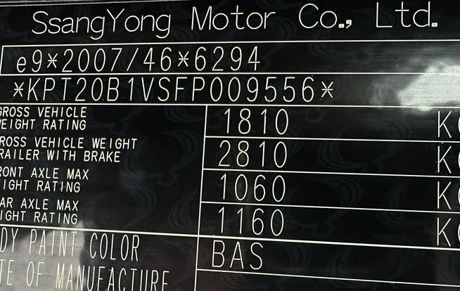 SsangYong Tivoli Benzyna Zarejestrowany Ubezpieczony