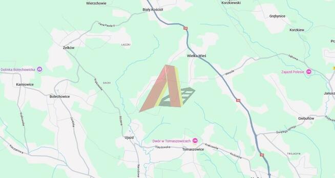 Działka rolna Biały Kościół gm. Wielka Wieś, Kasztanowa