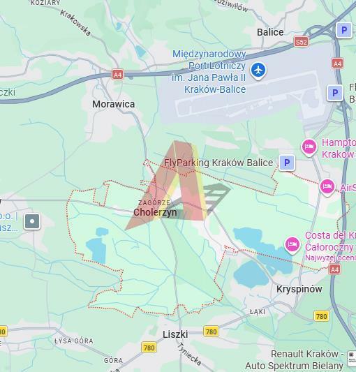 Działka budowlana Cholerzyn gm. Liszki, Cholerzyn