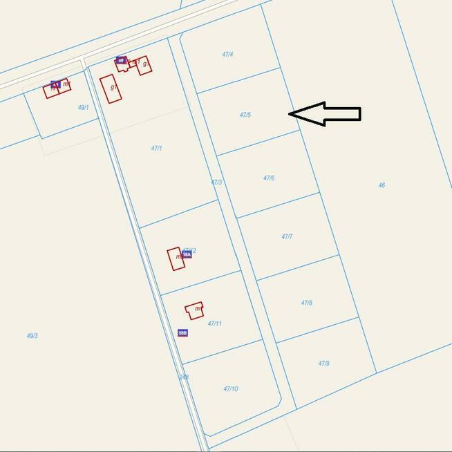 Działka budowlana Robuń gm. Gościno