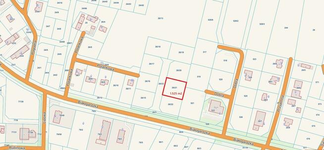 Działka budowlana Niekanin gm. Kołobrzeg, Białogardzka