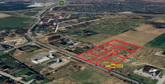 Działka budowlana Niekanin gm. Kołobrzeg, Białogardzka