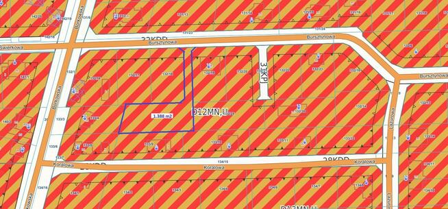 Działka budowlana Grzybowo gm. Kołobrzeg, Bursztynowa