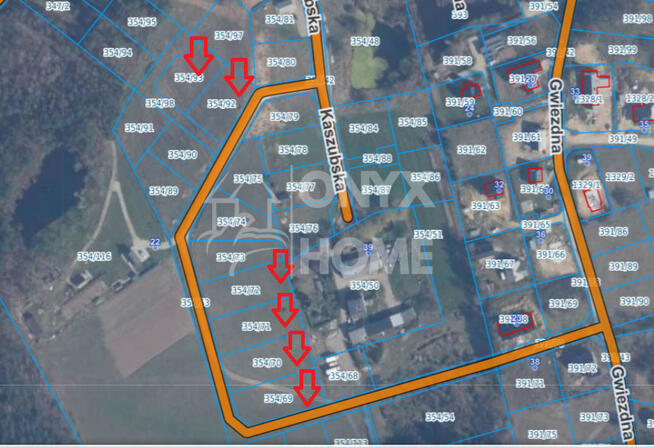 Działka budowlana Gościcino gm. Wejherowo, Pomorska