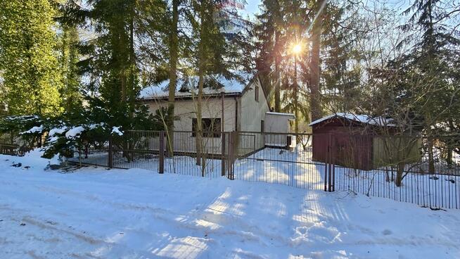 Działka zabudowana – Zalesie Górne- Kwiat Paproci