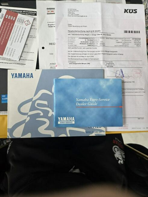 Yamaha SR 125 R 1998 Raty Transport STAN KOLEKCJONERSKI Książka Tuv cb ybr ys