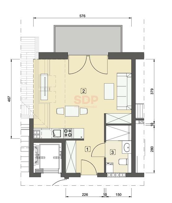 Mieszkanie Szklarska Poręba, Szklana