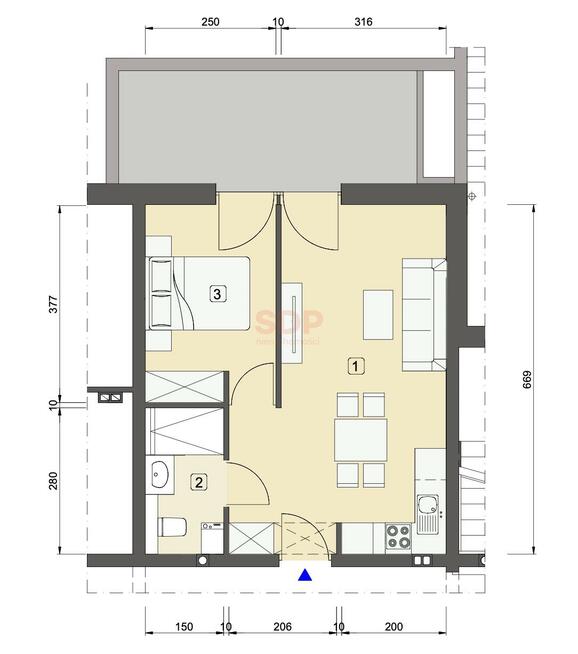 Mieszkanie Szklarska Poręba, Szklana