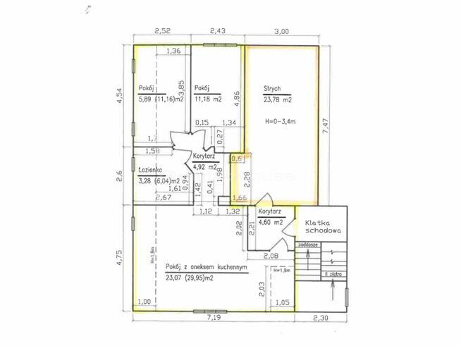 Mieszkanie w kamienicy z potencjałem aranżacyjnym