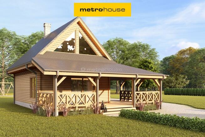 DREWNIANY DOM W JERZYSKACH Z BALIĄ 80M