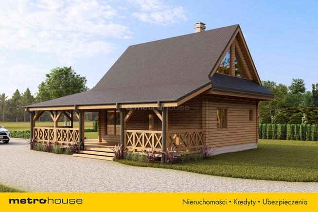 DREWNIANY DOM W JERZYSKACH Z BALIĄ 80M