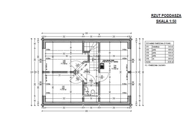 DREWNIANY DOM W JERZYSKACH Z BALIĄ 80M