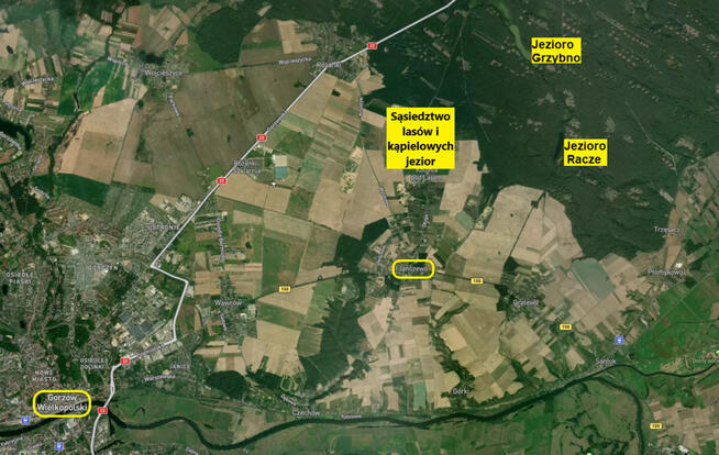 Janczewo, OBOK LAS i JEZIORO. Duże działki budowl.
