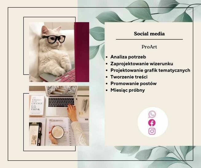 PROJEKTY | wizytówki, ulotki| DRUK | Social Media